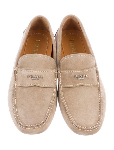 men prada loafer feet|prada driving loafers men's.